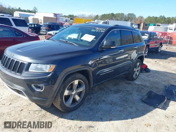 2014 Jeep Grand Cherokee Limited with VIN 1C4RJEBT5EC189033, listed as a IAAI auction lot 41156781 with 126,367 mi miles and . Bid and sale history available at DreamBid. Image 17.