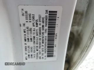 2015 Honda Accord EX-L с VIN 1HGCR2F8XFA019414, выставлен на аукционе Copart как лот 52348535 с пробегом 123 795 миль миль и Списание • Salvage title. История ставок и продаж доступна на DreamBid. Изображение 14.