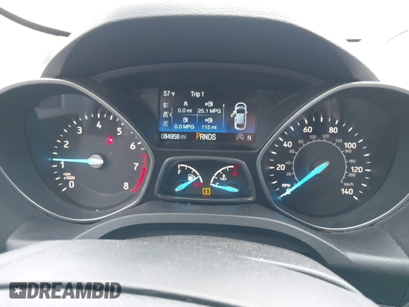 2018 Ford Escape SEL with VIN 1FMCU9HD5JUA42764, listed as a IAAI auction lot 41869026 with 84,958 mi miles. Bid and sale history available at carsss.com. Image 7.