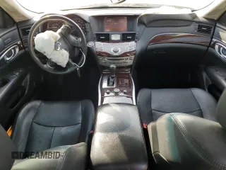 2017 Infiniti Q70 3.7 with VIN JN1BY1AP8HM740700, listed as a Copart auction lot 46144665 with 136,939 mi miles and Salvage Title. Bid and sale history available at DreamBid. Image 8.