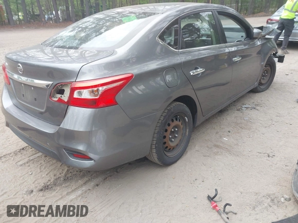 2017 Nissan Sentra S with VIN 3N1AB7AP1HY396768, listed as a IAAI auction lot 42023209 with 91,526 mi miles. Bid and sale history available at carsss.com. Image 4.