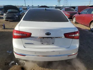 2014 Kia Cadenza Premium with VIN KNALN4D76E5139487, listed as a Copart auction lot 83088624 with 152,899 mi miles and Salvage Title. Bid and sale history available at carsss.com. Image 6.