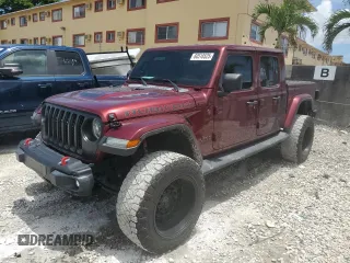 2021 Jeep Gladiator Rubicon z VIN 1C6JJTBG6ML545886, wystawiony jako Copart lot #60518525 z przebiegiem 45 292 mil mil oraz Czysty tytuł • Clean title. Historia ofert i sprzedaży dostępna na DreamBid. Obrazek 1.
