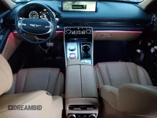 2023 Genesis GV80 with VIN KMUHCESC2PU107680, listed as a Copart auction lot 86372724 with 58,678 mi miles and Salvage Title. Bid and sale history available at carsss.com. Image 8.
