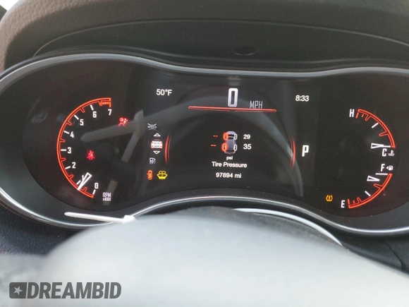 2020 Dodge Durango SXT Plus with VIN 1C4RDJAG9LC261269, listed as a Copart auction lot 49253435 with 97,894 mi miles and Salvage Title. Bid and sale history available at DreamBid. Image 9.