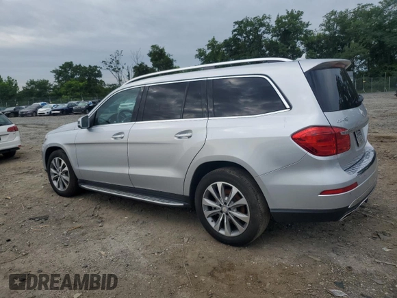 2014 Mercedes-Benz GL 450 with VIN 4JGDF7CEXEA367680, listed as a Copart auction lot 64773905 with 107,195 mi miles and Clean title. Bid and sale history available at DreamBid. Image 2.