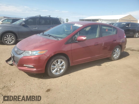 2010 Honda Insight EX with VIN JHMZE2H77AS025567, listed as a Copart auction lot 58499135 with 152,501 mi miles and Salvage title. Bid and sale history available at DreamBid. Image 1.