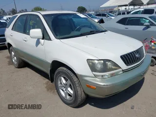1999 Lexus RX 300 with VIN JT6GF10U2X0022492, listed as a IAAI auction lot 42170267 with 155,038 mi miles and . Bid and sale history available at DreamBid. Image 1.
