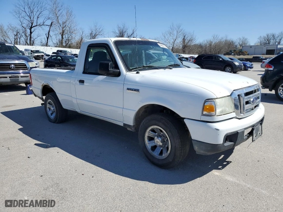 2007 Ford Ranger XL with VIN 1FTYR10DX7PA45417, listed as a Copart auction lot 49907975 with 233,033 mi miles and Salvage Title. Bid and sale history available at carsss.com. Image 4.