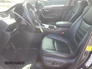 2021 Toyota RAV4 XLE Premium with VIN 2T3C1RFV3MC136191, listed as a Copart auction lot 61188995 with 53,524 mi miles and Salvage title. Bid and sale history available at DreamBid. Image 7.
