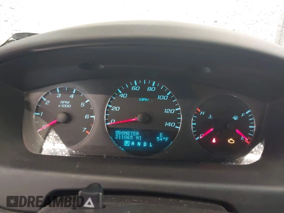 2012 Chevrolet Impala LTZ with VIN 2G1WC5E33C1331027, listed as a IAAI auction lot 42170924 with 211,065 mi miles and . Bid and sale history available at DreamBid. Image 7.