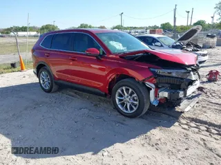 2023 Honda CR-V EX-L with VIN 2HKRS4H7XPH414555, listed as a IAAI auction lot 41782571 with 16,233 mi miles. Bid and sale history available at carsss.com. Image 1.