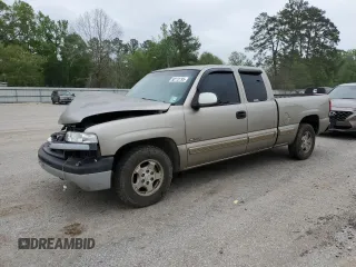 2002 Chevrolet Silverado 1500 LS with VIN 2GCEC19V621295145, listed as a Copart auction lot 50773795 with 245,920 mi miles and Salvage Title. Bid and sale history available at DreamBid. Image 1.