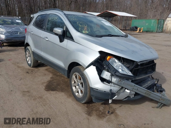 2019 Ford EcoSport SE with VIN MAJ6S3GLXKC287084, listed as a IAAI auction lot 41635051 with 79,996 mi miles. Bid and sale history available at carsss.com. Image 1.