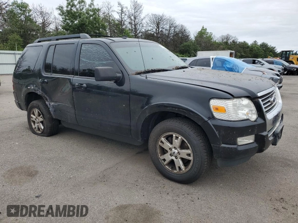 2010 Ford Explorer XLT with VIN 1FMEU7DE1AUA20546, listed as a Copart auction lot 61178945 with 93,705 mi miles and Salvage title. Bid and sale history available at DreamBid. Image 4.