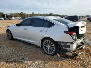 2021 Cadillac CT5 Premium Luxury with VIN 1G6DN5RK2M0125904, listed as a Copart auction lot 42701785 with 76,215 mi miles and Salvage title. Bid and sale history available at DreamBid. Image 2.