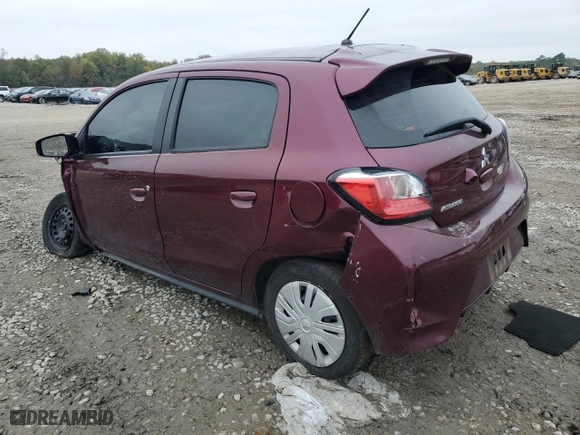 2022 Mitsubishi Mirage ES with VIN ML32AUHJ5NH008116, listed as a Copart auction lot 79676344 with 0 mi miles and Salvage Title. Bid and sale history available at carsss.com. Image 2.