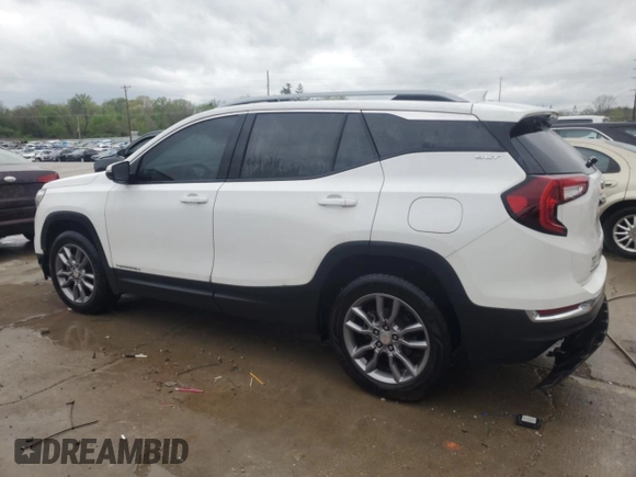 2022 GMC Terrain SLT with VIN 3GKALVEV0NL113829, listed as a Copart auction lot 53702325 with 52,810 mi miles and Salvage title. Bid and sale history available at DreamBid. Image 2.