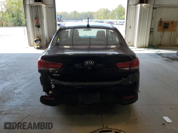 2020 Kia Rio LX with VIN 3KPA24AD4LE343543, listed as a Copart auction lot 70913604 with Not Provided miles and Non Repairable. Bid and sale history available at DreamBid. Image 6.