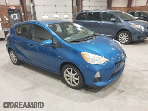 2012 Toyota Prius One with VIN JTDKDTB36C1003506, listed as a IAAI auction lot 42171285 with 144,240 mi miles. Bid and sale history available at carsss.com. Image 1.