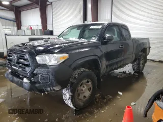 2019 Toyota Tacoma SR with VIN 5TFSX5EN4KX070536, listed as a Copart auction lot 87415084 with 110,156 mi miles and Salvage title. Bid and sale history available at DreamBid. Image 1.