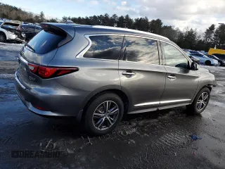 2017 Infiniti QX60 with VIN 5N1DL0MMXHC526941, listed as a Copart auction lot 49434135 with 101,811 mi miles and Salvage Title. Bid and sale history available at DreamBid. Image 3.