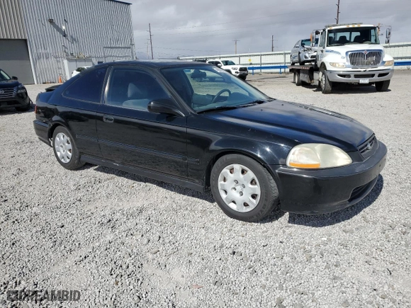 1997 Honda Civic EX with VIN 1HGEJ8141VL126104, listed as a Copart auction lot 48980395 with 210,250 mi miles and Salvage Title. Bid and sale history available at carsss.com. Image 4.