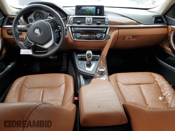 2015 BMW 4 Series 428i xDrive with VIN WBA4C9C54FD330601, listed as a Copart auction lot 45168955 with 112,408 mi miles and Salvage title. Bid and sale history available at DreamBid. Image 8.
