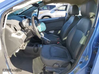 2015 Chevrolet Spark LT with VIN KL8CF6S99FC780266, listed as a Copart auction lot 86991734 with 1 mi miles and Salvage Title. Bid and sale history available at carsss.com. Image 7.