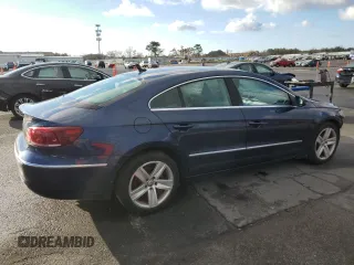 2013 Volkswagen CC Sport with VIN WVWBP7AN6DE546625, listed as a Copart auction lot 85506494 with 163,424 mi miles and Salvage Title. Bid and sale history available at carsss.com. Image 3.