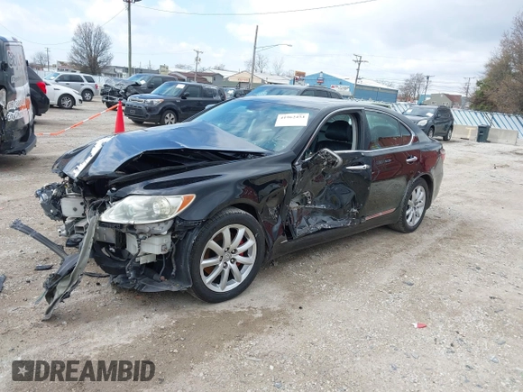 2007 Lexus LS 460 with VIN JTHBL46F075030940, listed as a IAAI auction lot 41962434 with 107,449 mi miles and . Bid and sale history available at DreamBid. Image 18.