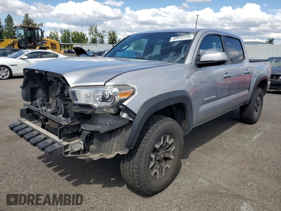 2017 Toyota Tacoma SR5 with VIN 3TMCZ5AN6HM045219, listed as a Copart auction lot 59973115 with 62,933 mi miles and Salvage title. Bid and sale history available at DreamBid. Image 1.