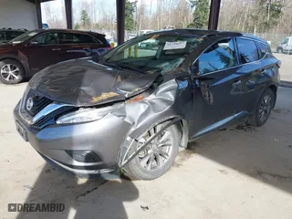 2017 Nissan Murano SL with VIN 5N1AZ2MH6HN201434, listed as a IAAI auction lot 41739603 with 135,873 mi miles. Bid and sale history available at carsss.com. Image 17.