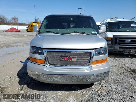 2011 GMC Savana Cargo Van YF7 Upfitter with VIN 1GDS7DC40B1115667, listed as a Copart auction lot 49587835 with 128,296 mi miles and Salvage Title. Bid and sale history available at carsss.com. Image 5.