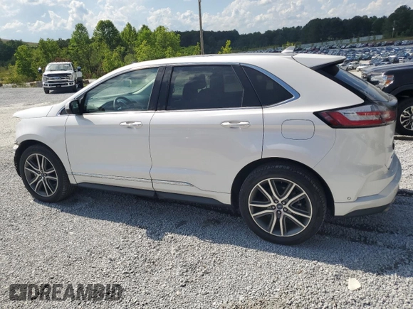 2019 Ford Edge Titanium z VIN 2FMPK3K92KBC43554, wystawiony jako Copart lot #55993775 z przebiegiem 67 858 mil mil oraz Szkody całkowita. Historia ofert i sprzedaży dostępna na DreamBid. Obrazek 2.