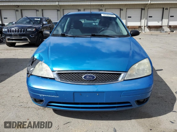 2007 Ford Focus S with VIN 1FAHP37NX7W325396, listed as a Copart auction lot 47282355 with 202,628 mi miles and Salvage Title. Bid and sale history available at carsss.com. Image 5.