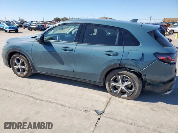 2025 Honda HR-V EX-L with VIN 3CZRZ1H7XSM703894, listed as a Copart auction lot 46490015 with 9,978 mi miles and Salvage Title. Bid and sale history available at carsss.com. Image 2.