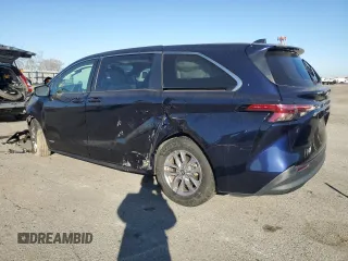 2021 Toyota Sienna LE with VIN 5TDKRKEC6MS013416, listed as a Copart auction lot 89003355 with 93,169 mi miles and Salvage title. Bid and sale history available at DreamBid. Image 2.
