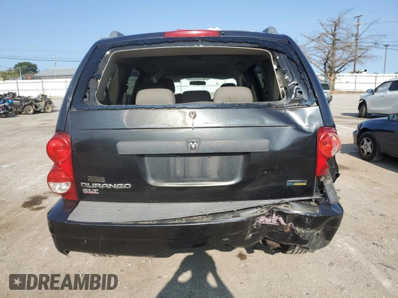 2008 Dodge Durango SLT with VIN 1D8HD48N98F137009, listed as a Copart auction lot 70363164 with 242,475 mi miles and Salvage title. Bid and sale history available at DreamBid. Image 6.