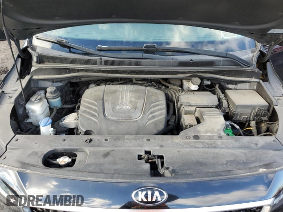 2017 Kia Sedona L with VIN KNDMA5C12H6291724, listed as a Copart auction lot 43546065 with 68,271 mi miles and Salvage Title. Bid and sale history available at carsss.com. Image 12.