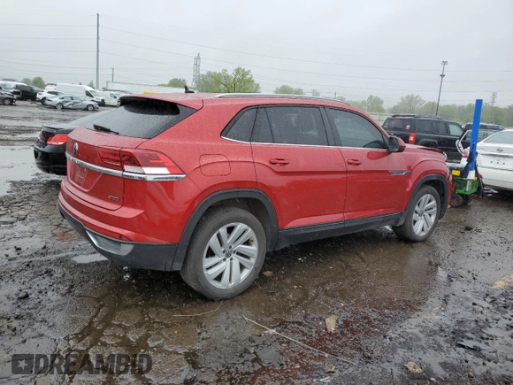2021 Volkswagen Atlas SE with VIN 1V2KC2CA3MC204438, listed as a Copart auction lot 56788705 with 46,734 mi miles and Clean title. Bid and sale history available at DreamBid. Image 3.