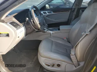 2017 Genesis G80 3.8L with VIN KMHGN4JE9HU185814, listed as a Copart auction lot 70239184 with 90,836 mi miles and Salvage Title. Bid and sale history available at carsss.com. Image 7.