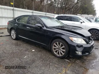 2010 Lexus LS 460 with VIN JTHCL5EF6A5007228, listed as a Copart auction lot 45401605 with 164,195 mi miles and Salvage title. Bid and sale history available at DreamBid. Image 4.