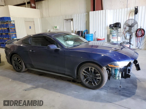 2018 Ford Mustang EcoBoost with VIN 1FA6P8TH6J5184358, listed as a Copart auction lot 46932365 with 99,741 mi miles and Clean Title. Bid and sale history available at DreamBid. Image 4.