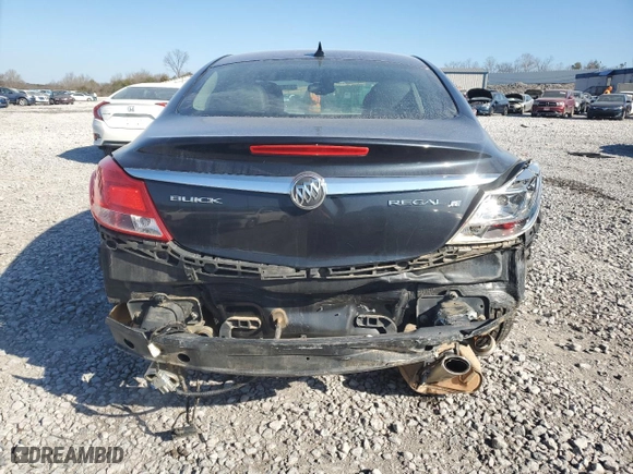 2011 Buick Regal CXL Turbo TO2 with VIN W04GW5EV9B1115380, listed as a Copart auction lot 87330484 with 97,625 mi miles and Salvage Title. Bid and sale history available at carsss.com. Image 6.