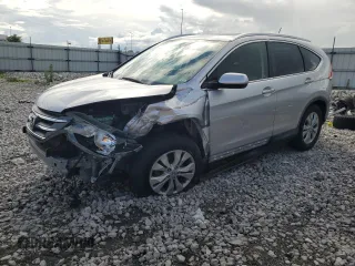 2012 Honda CR-V EX-L with VIN JHLRM4H79CC025330, listed as a Copart auction lot 60786015 with 126,085 mi miles and Salvage title. Bid and sale history available at DreamBid. Image 1.