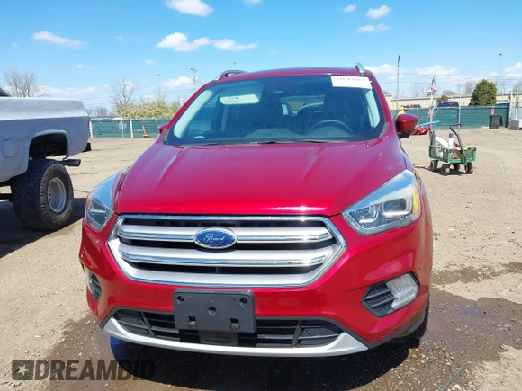 2017 Ford Escape Titanium with VIN 1FMCU9J96HUA68094, listed as a IAAI auction lot 42043893 with 85,893 mi miles. Bid and sale history available at carsss.com. Image 11.