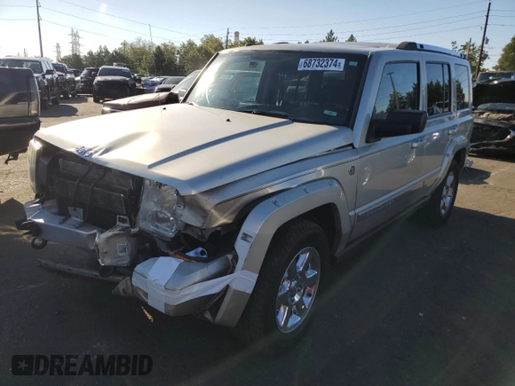 2008 Jeep Commander Limited with VIN 1J8HG582X8C200842, listed as a Copart auction lot 68732374 with 249,654 mi miles and Salvage Title. Bid and sale history available at carsss.com. Image 1.