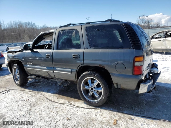 2001 Chevrolet Tahoe LS with VIN 1GNEK13T11J215580, listed as a Copart auction lot 46130435 with 214,436 mi miles and Non Repairable. Bid and sale history available at carsss.com. Image 2.