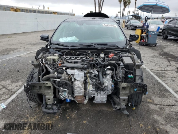 2020 Honda Civic Sedan EX-L with VIN 19XFC1F73LE214780, listed as a Copart auction lot 51252205 with Not Provided miles and Salvage Title. Bid and sale history available at carsss.com. Image 5.